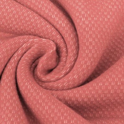 Jacquard Stoff aus Baumwolle, flauschig und warm, - Jaquard, Farbe himbeere, ab 50 cm