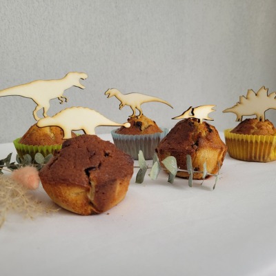 Muffinsteckerset Dinosaurier