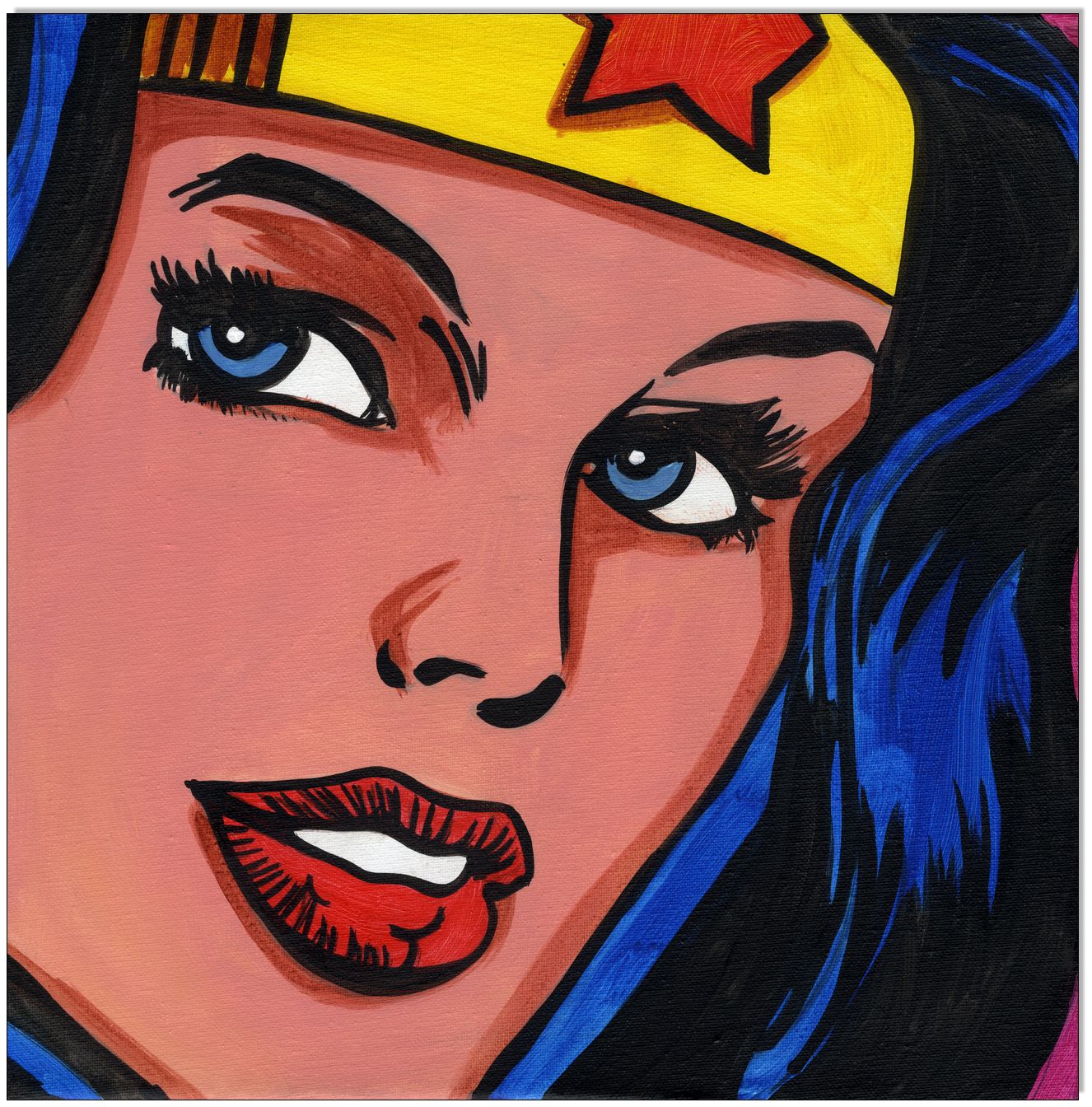 Wonder Woman - 4 Bilder 30 x 30 cm 5