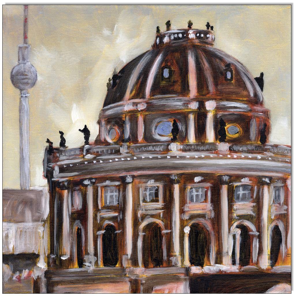 Berlin Bodemuseum Mueumsinsel - 30 x 30 cm