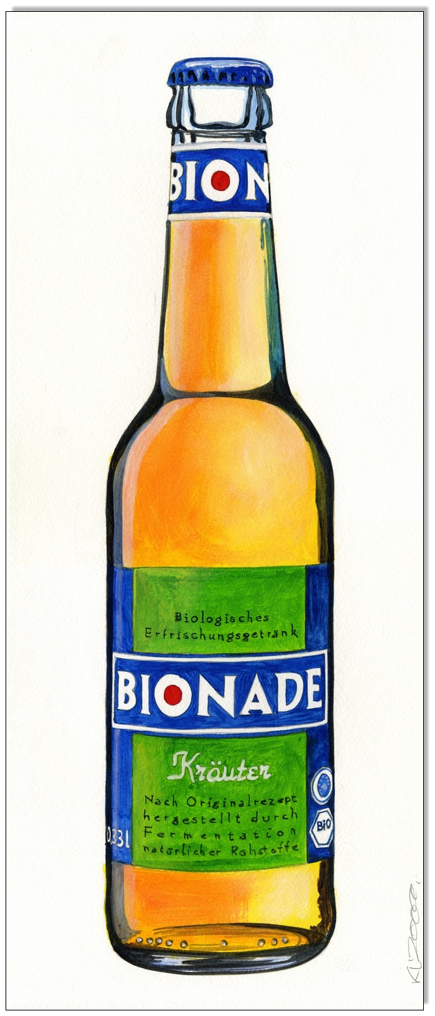 Bionade Bottle Art - 21 x 50 cm
