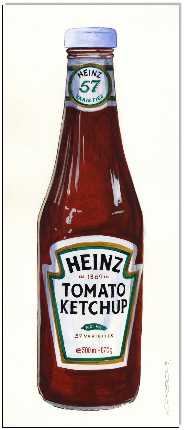 Heinz Ketchup Art - 21 x 50 cm