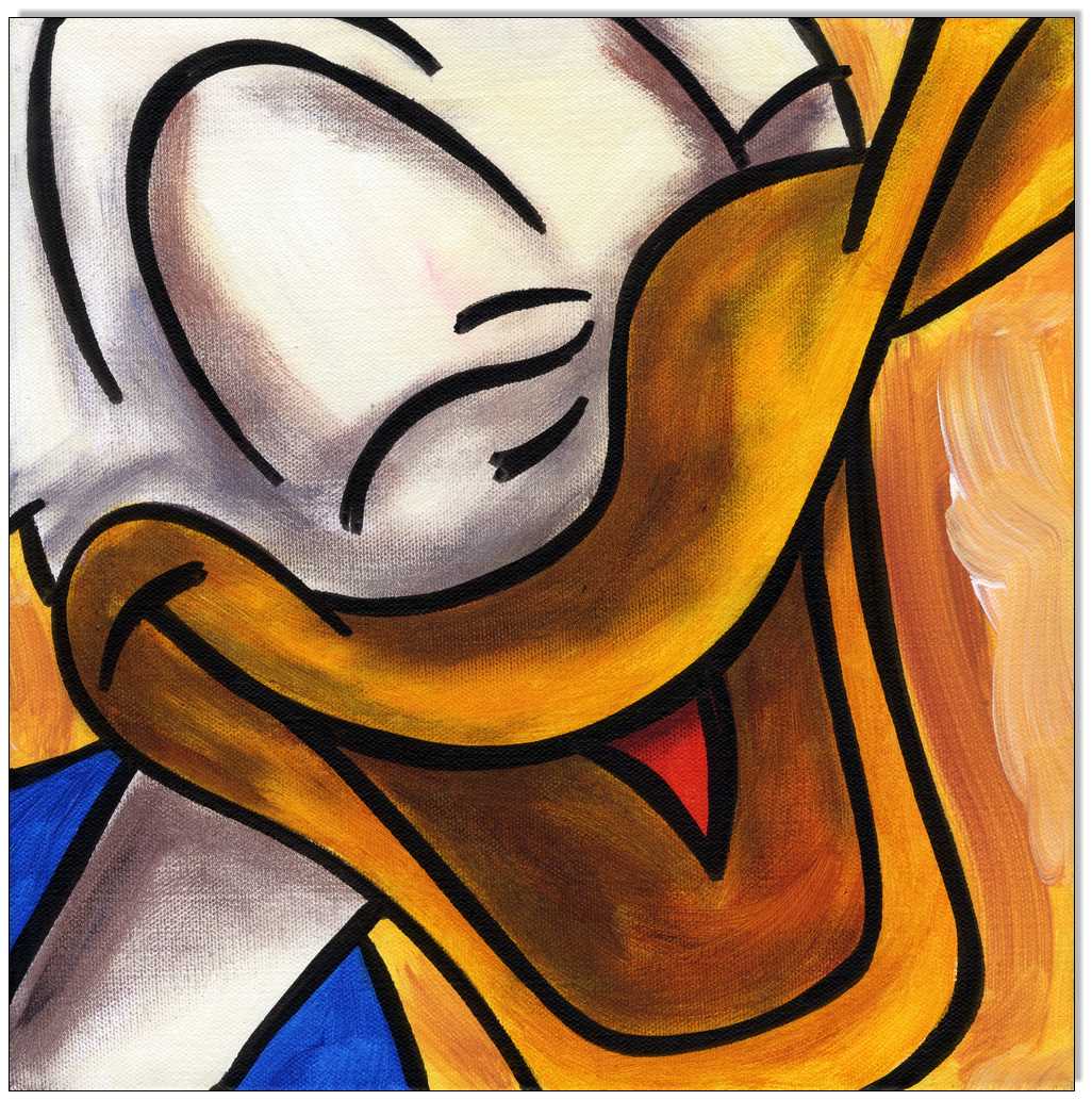 Donald Duck FACES I - 4 Bilder á 30 x 30 cm 2