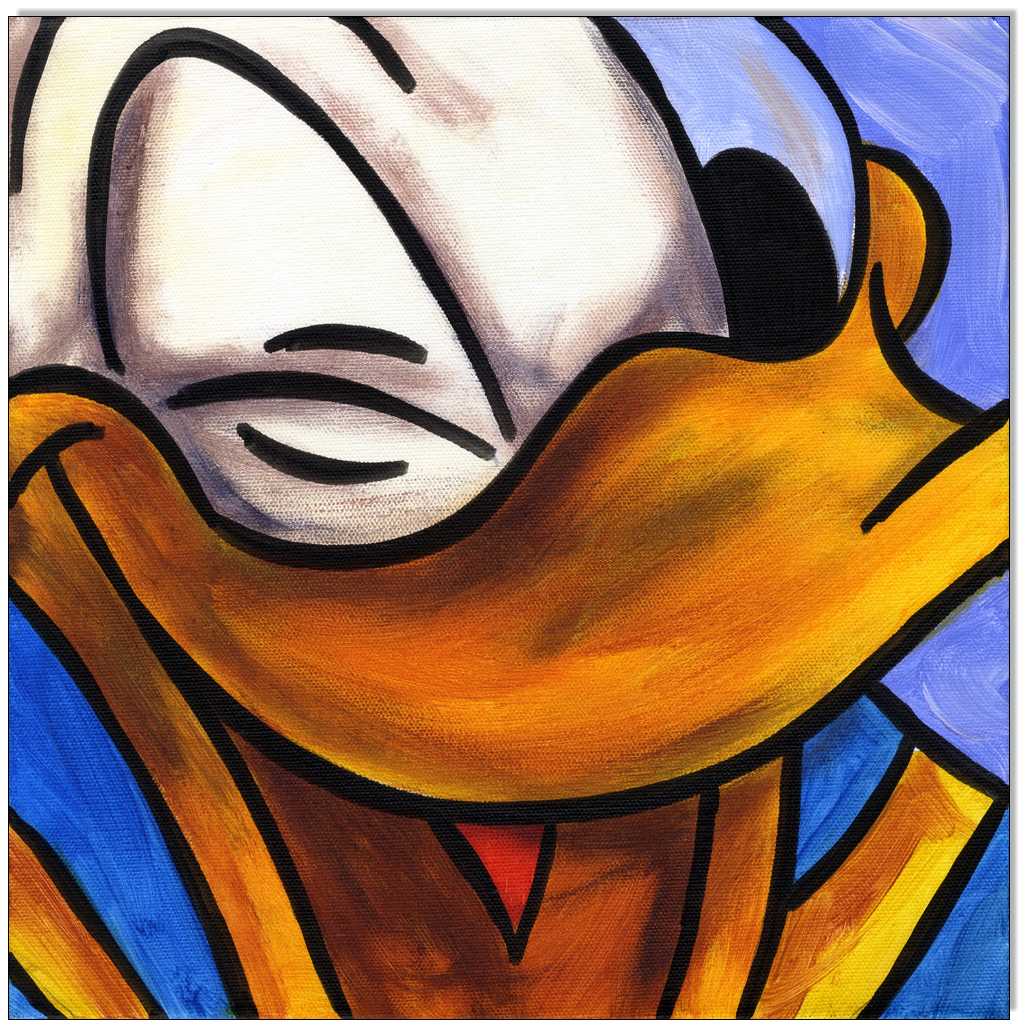 Donald Duck FACES I - 4 Bilder á 30 x 30 cm 3