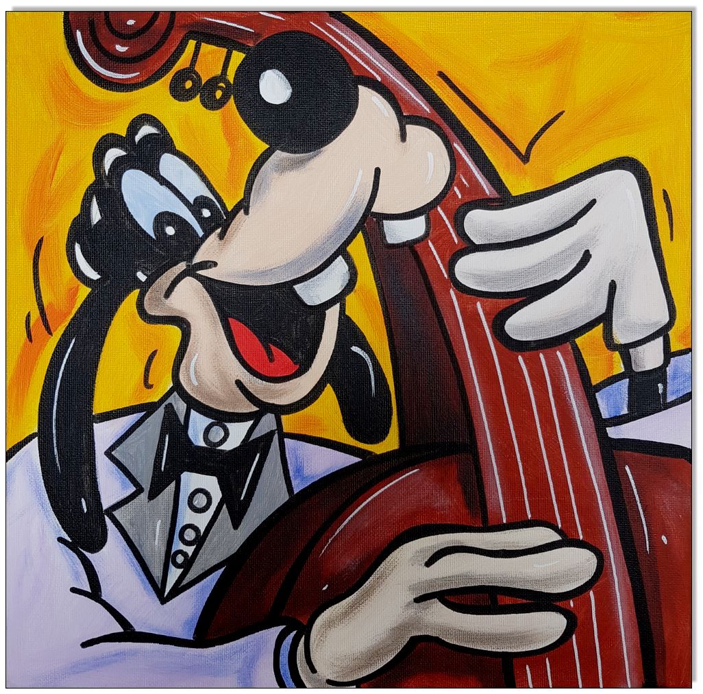Mickeys Jazz Band - 4 Bilder 30 x 30 cm 3