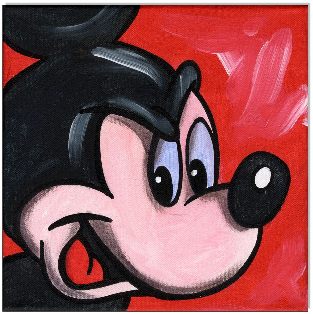 Mickey Mouse FACES - 4 Bilder 20 x 20 cm 2