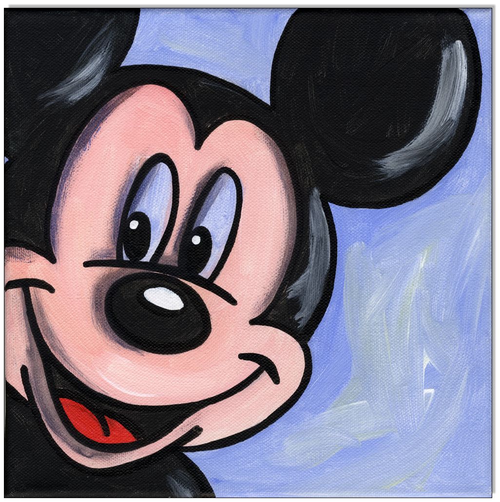 Mickey Mouse FACES - 4 Bilder 20 x 20 cm 3