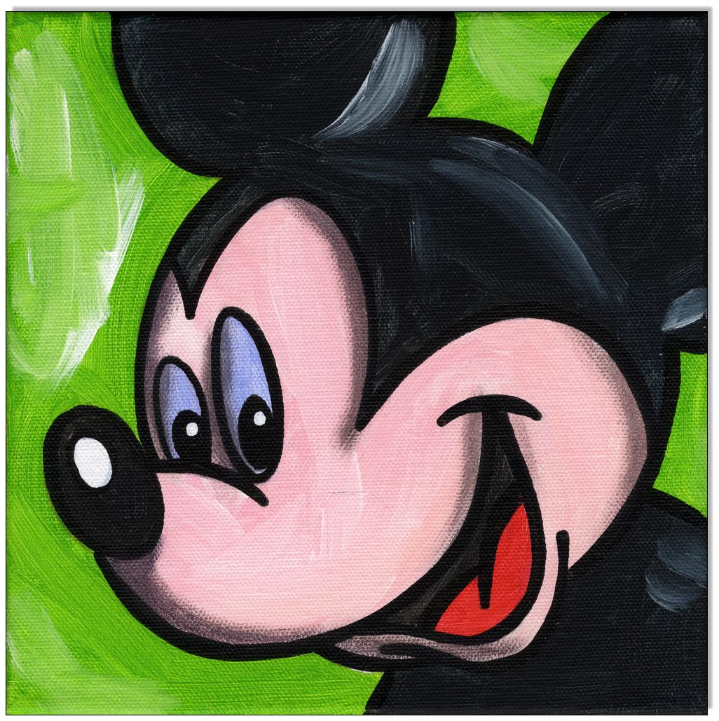 Mickey Mouse FACES - 4 Bilder 20 x 20 cm 5
