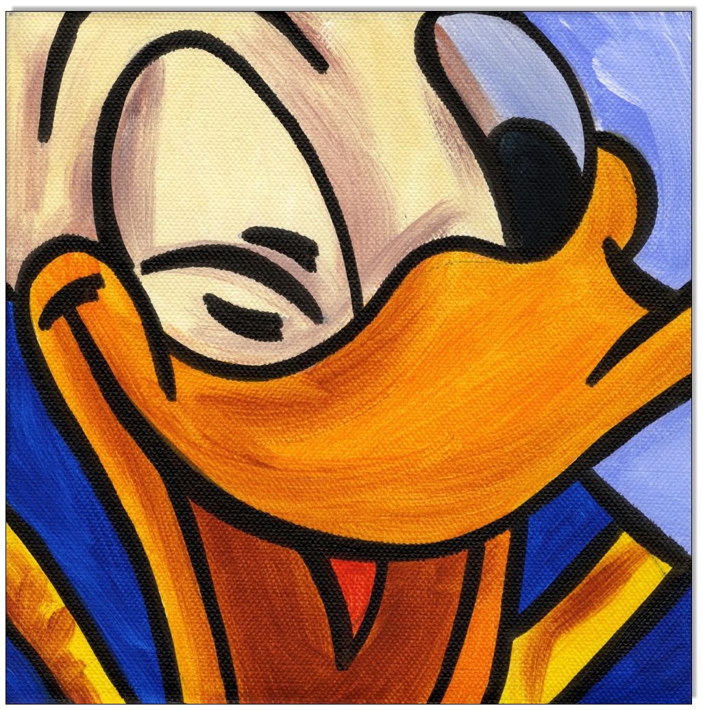 Donald Duck III - 4 Bilder á 20 x 20 cm 3