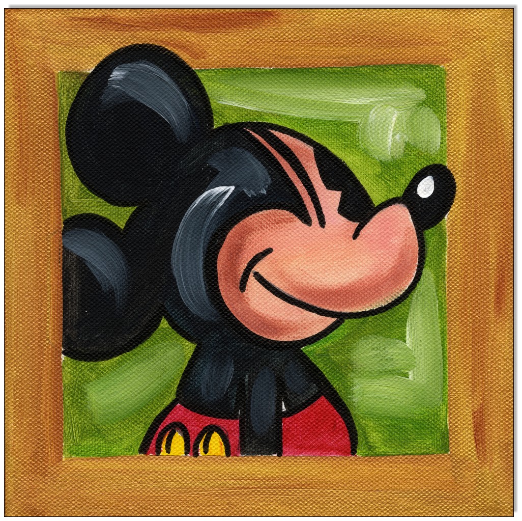 Mickey Mouse - 4 Bilder 20 x 20 cm 2