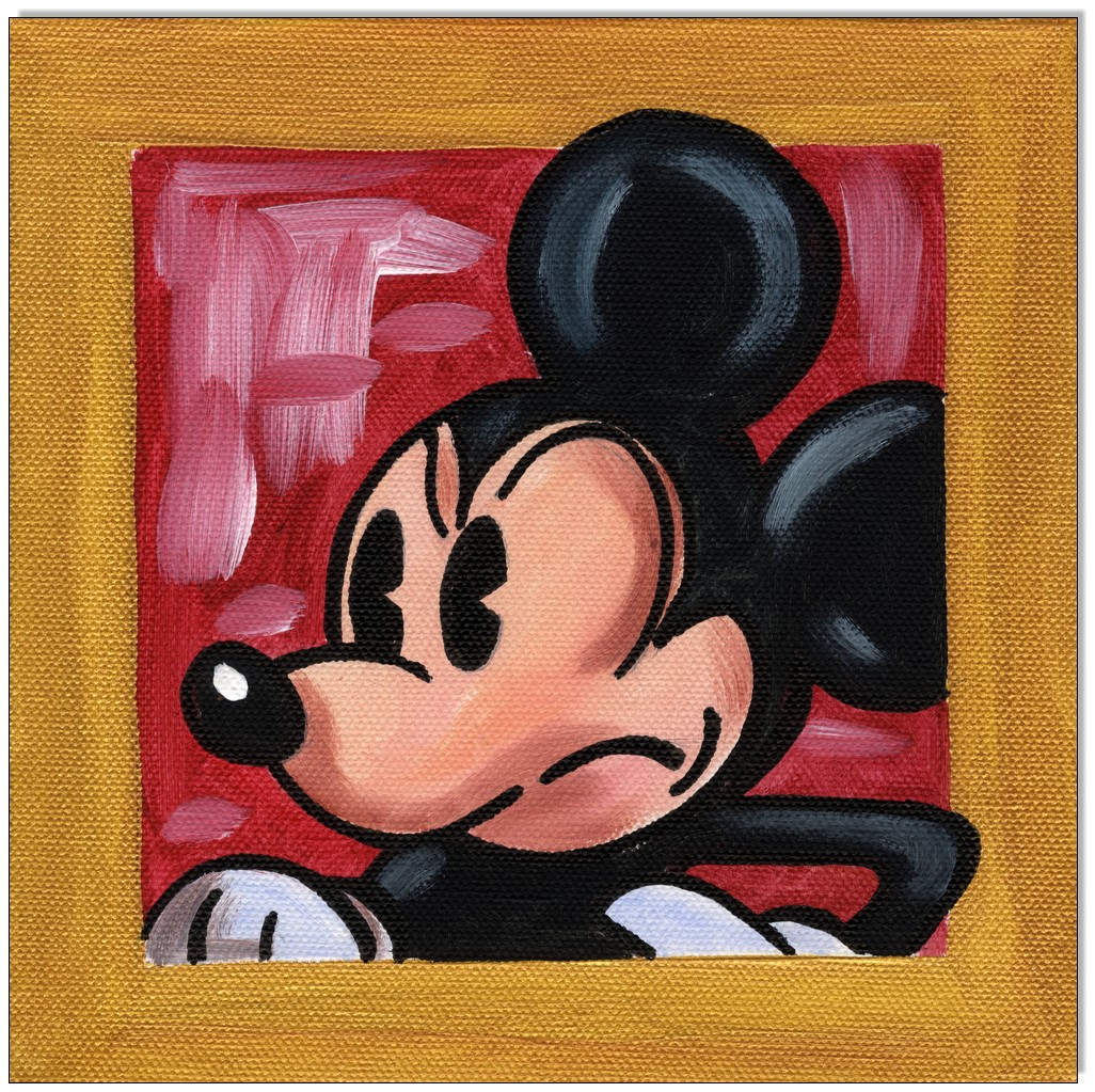 Mickey Mouse - 4 Bilder 20 x 20 cm 3