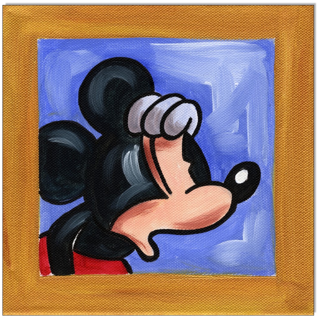 Mickey Mouse - 4 Bilder á 20 x 20 cm 4