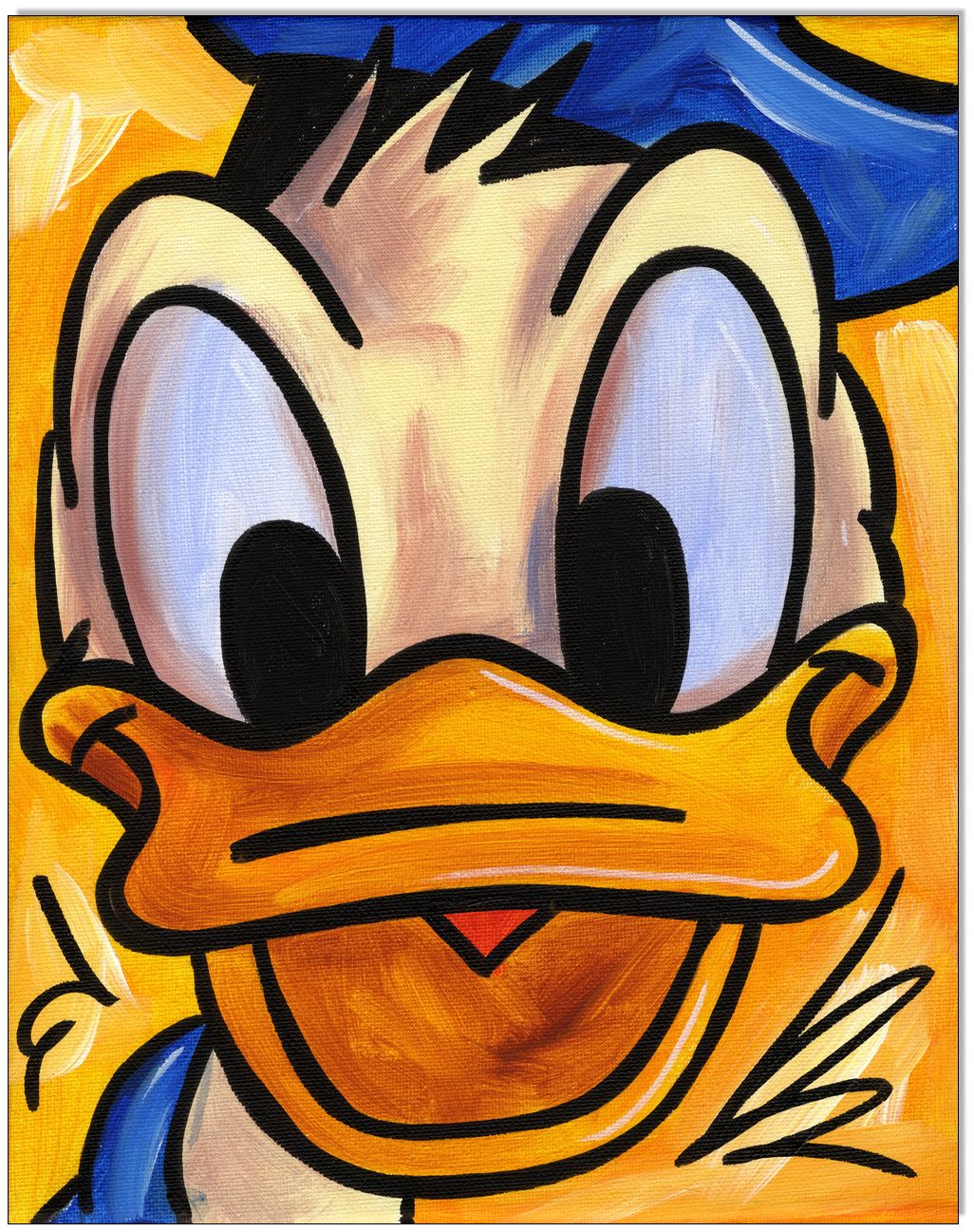 Donald Duck FACES II - 6 Bilder 24 x 30 cm 2