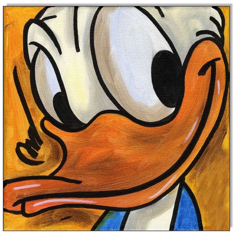 Donald Duck Comic Faces IV - 4 Bilder 60 x 60 cm 5