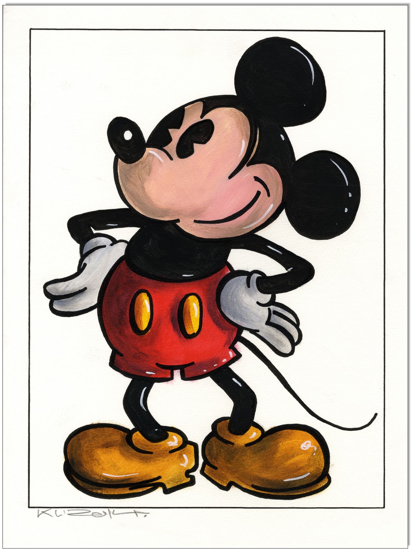 Mickey Mouse - 30 x 40 cm
