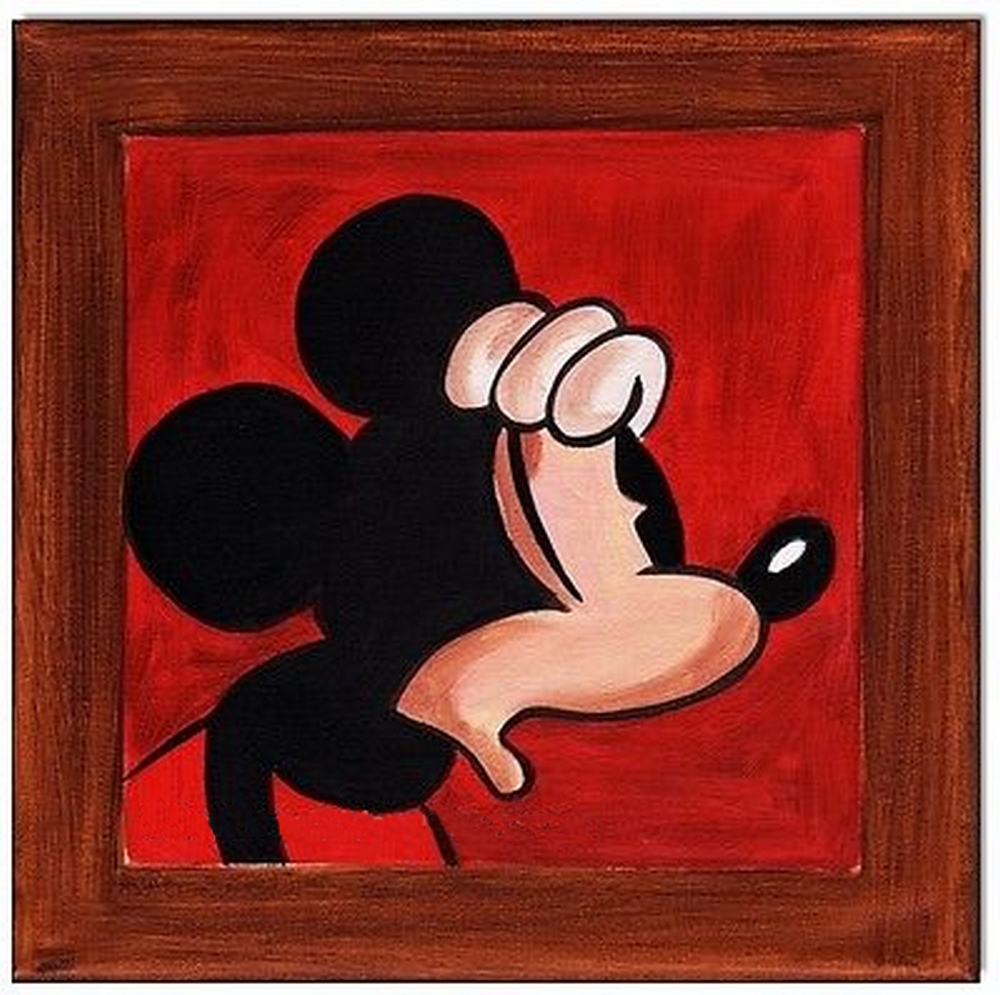 Mickey Mouse - 3 Bilder 20 x 20 cm 2