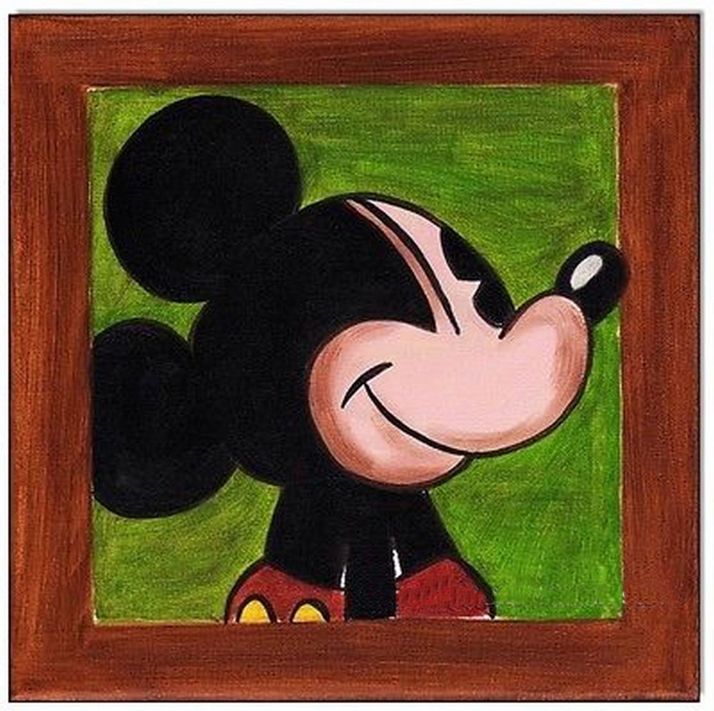 Mickey Mouse - 3 Bilder 20 x 20 cm 4