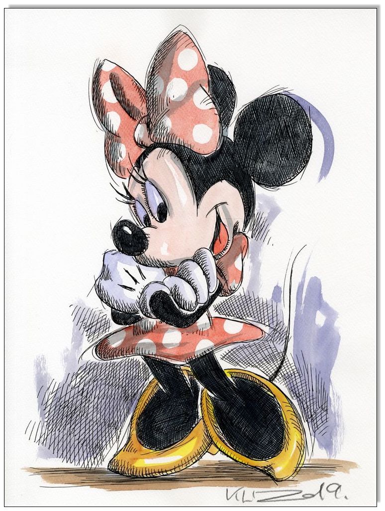 Minnie Mouse IV - 24 x 32 cm
