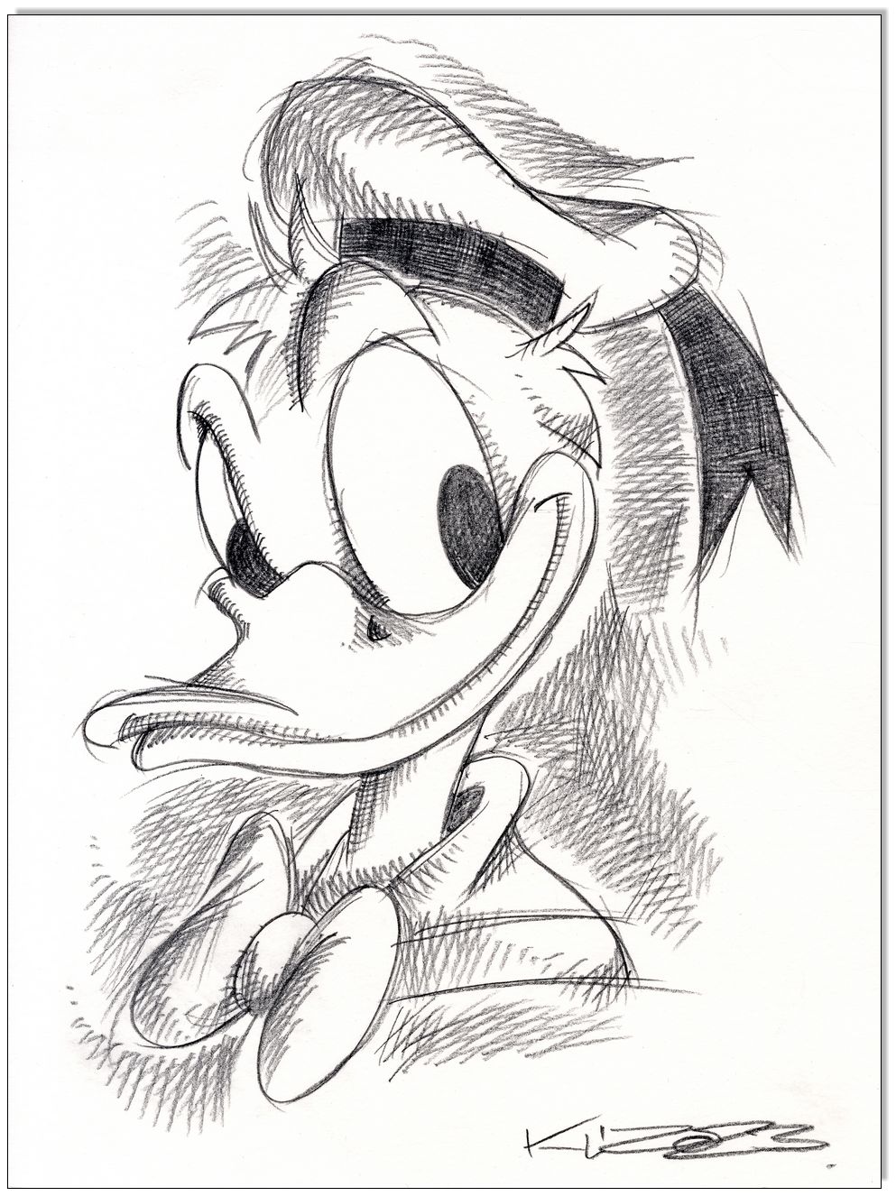 Donald Duck Faces - 24 x 32 cm