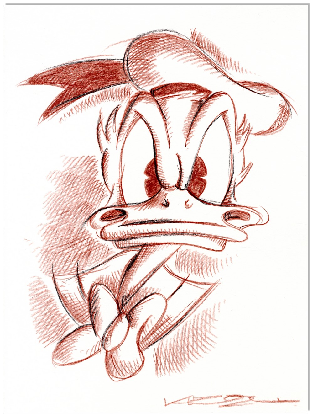 Donald Duck Angry Donald- 24 x 32 cm