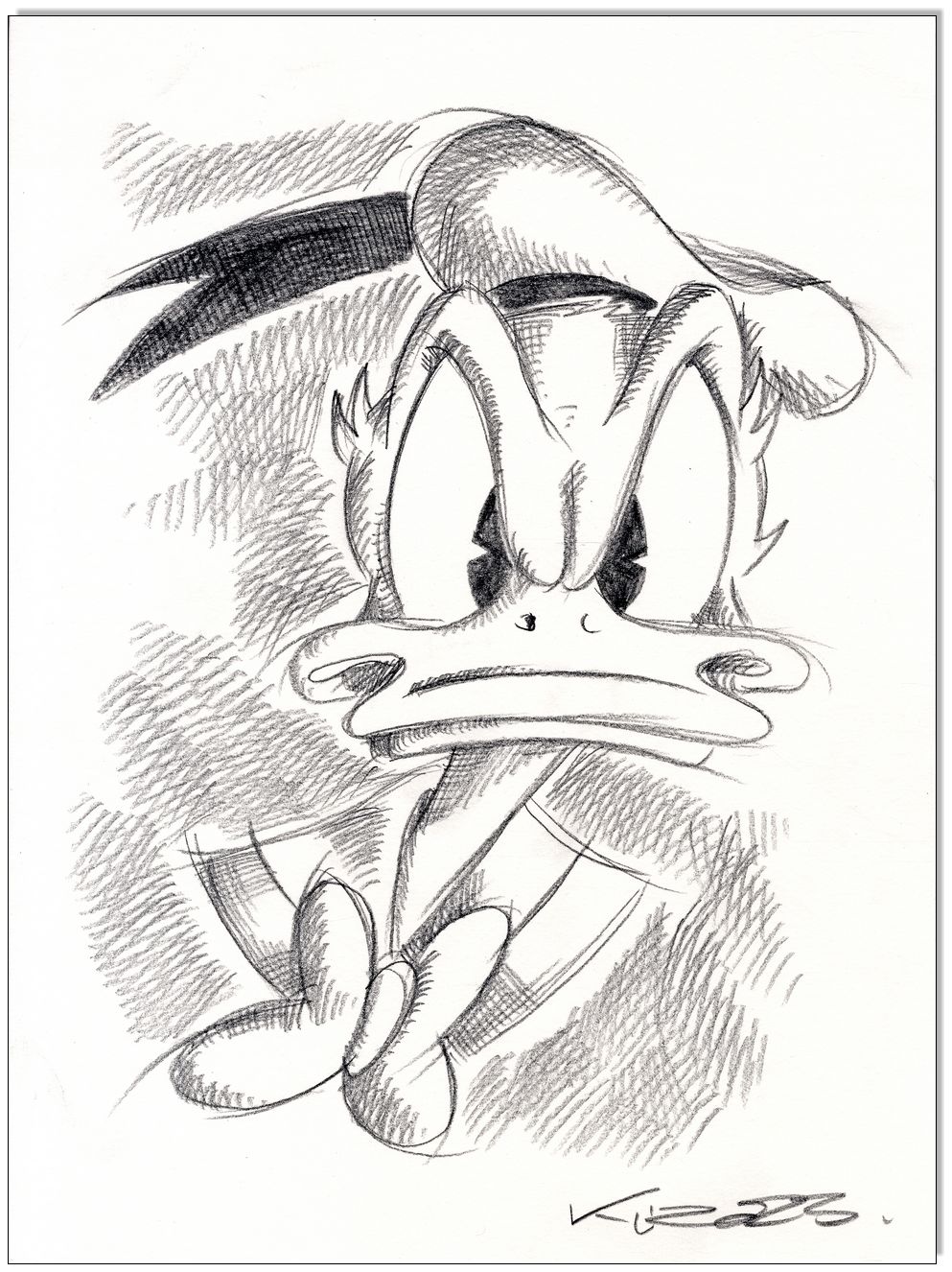 Donald Duck Angry Donald - 24 x 32 cm