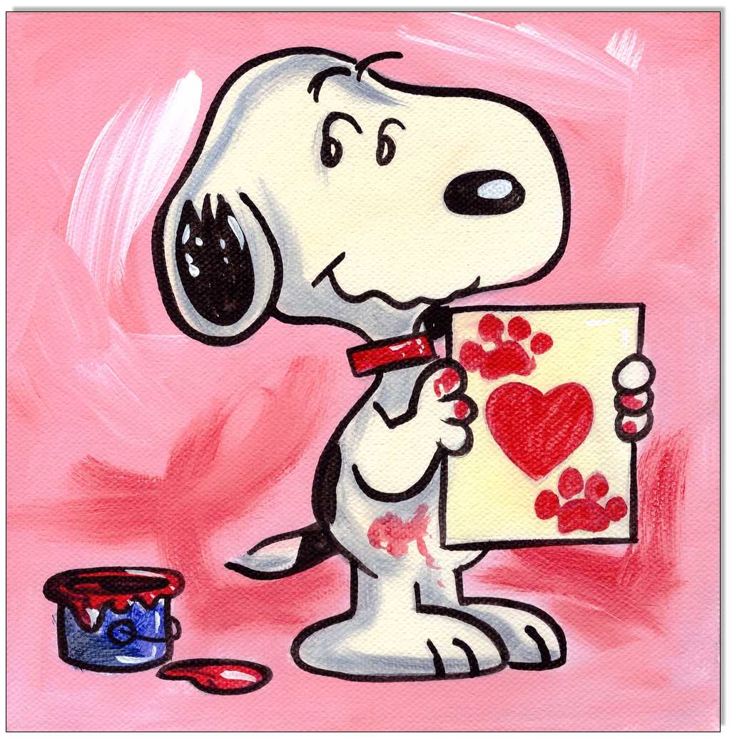 PEANUTS Snoopy Heart - 20 x 20 cm