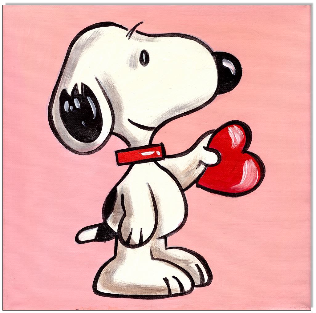 PEANUTS Snoopy HEART - 20 x 20 cm