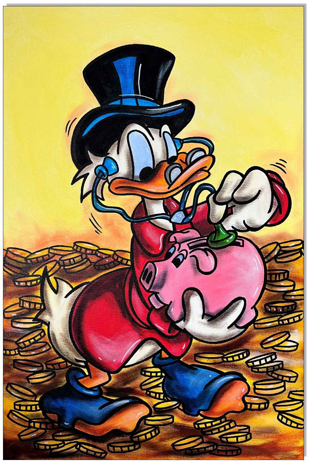 Dagobert Duck: My Piggy Bank - 40 x 60 cm