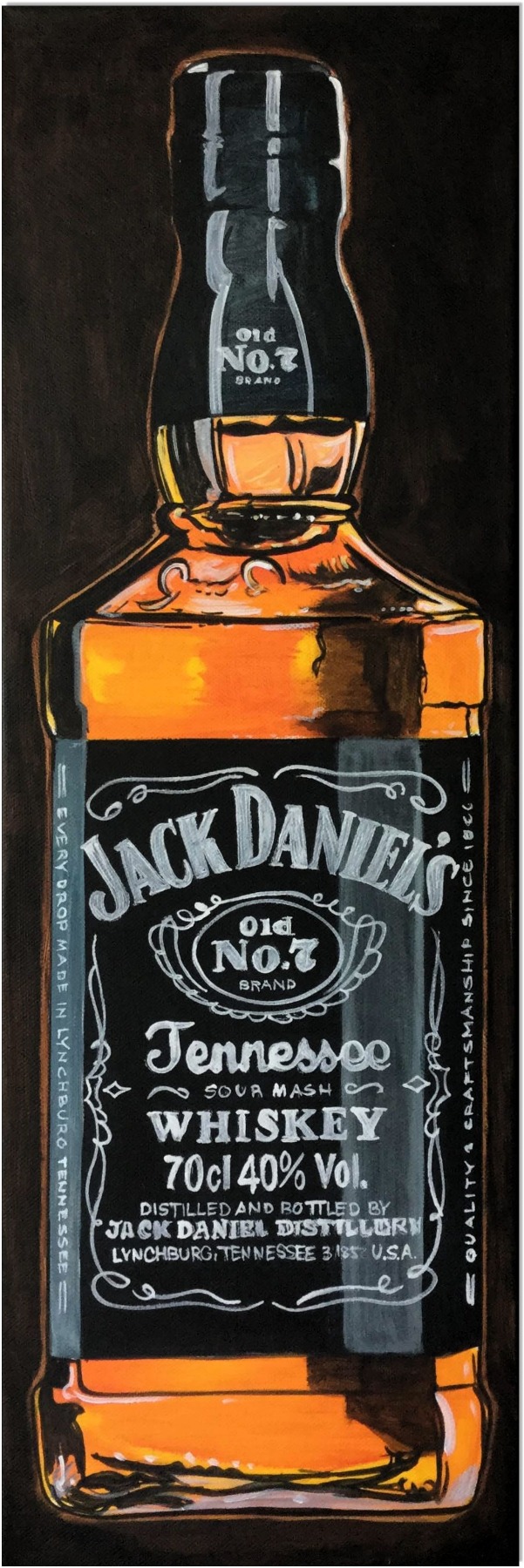 Jack Daniels ART I - 20 x 60 cm