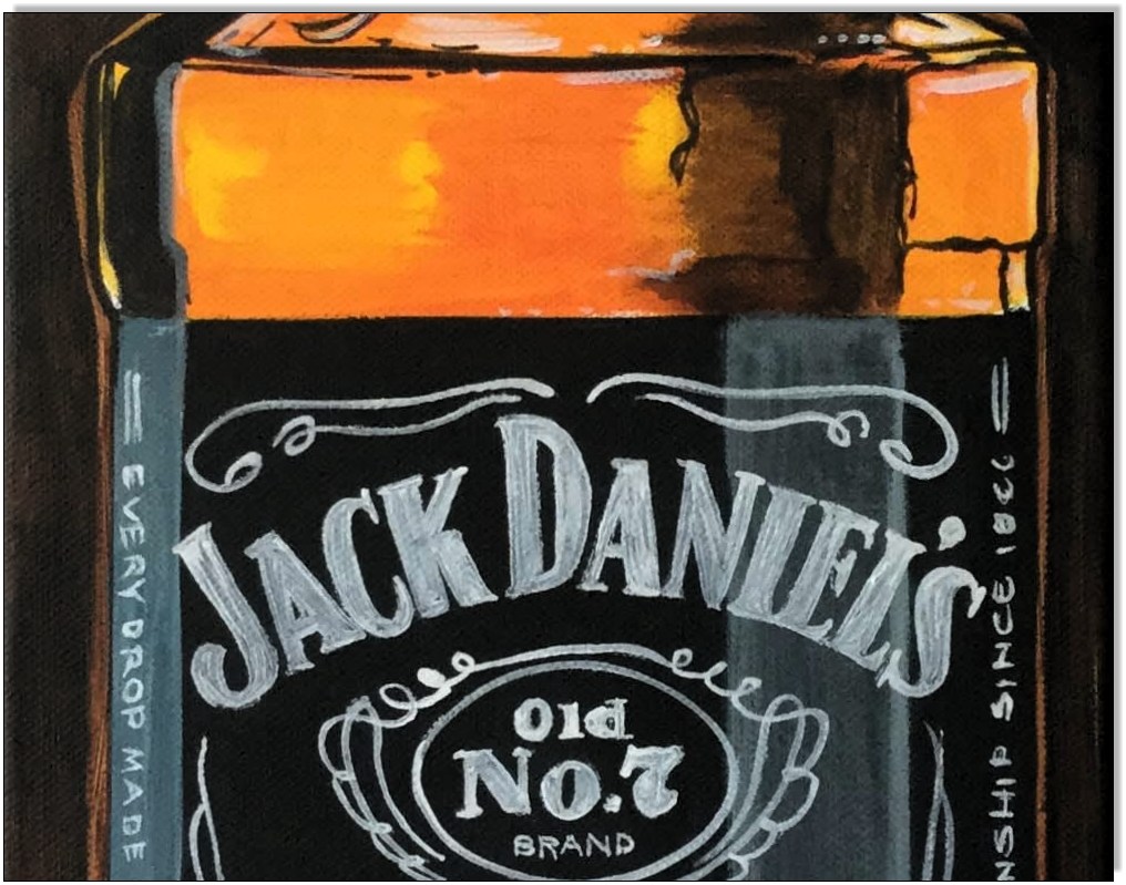 Jack Daniels ART I - 20 x 60 cm 2