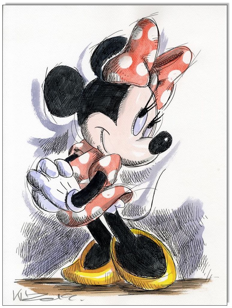 Minnie Mouse I - 24 x 32 cm