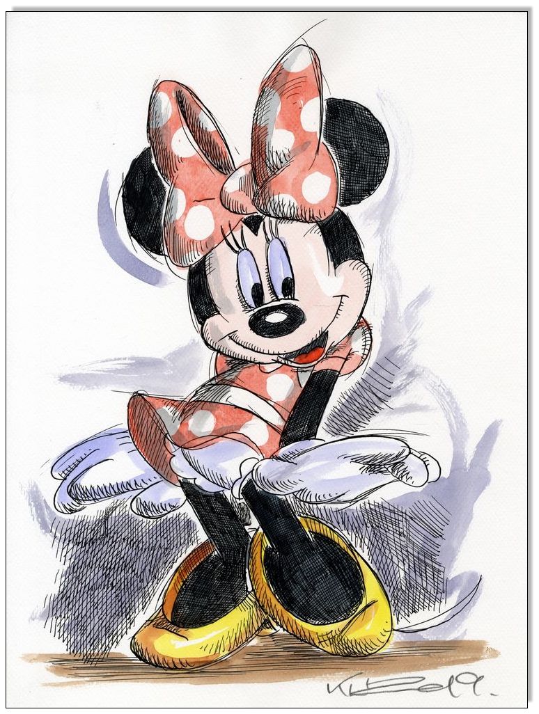 Minnie Mouse II - 24 x 32 cm
