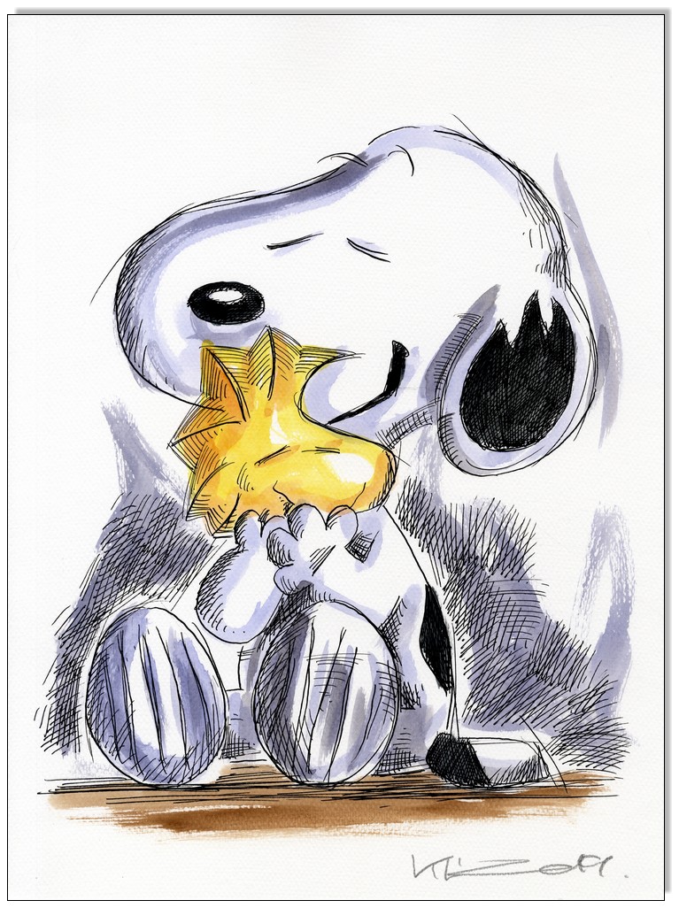 PEANUTS Snoopy &amp; Woodstock XI - 24 x 32 cm