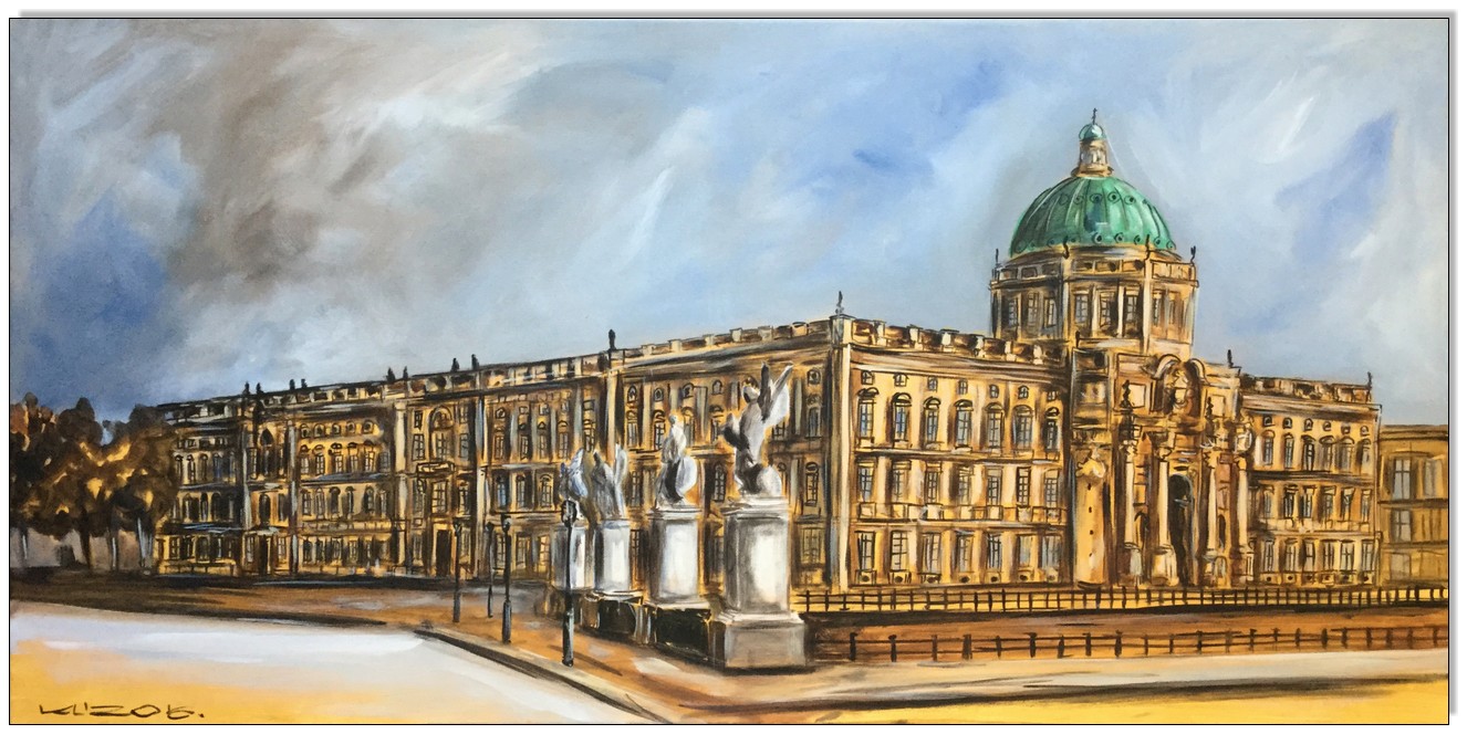 Berliner Stadtschloss Humboldtforum - 50 x 100 cm