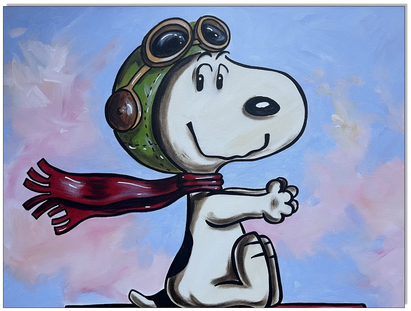 PEANUTS Snoopy vs. Red Baron II - 40 x 50 cm 2