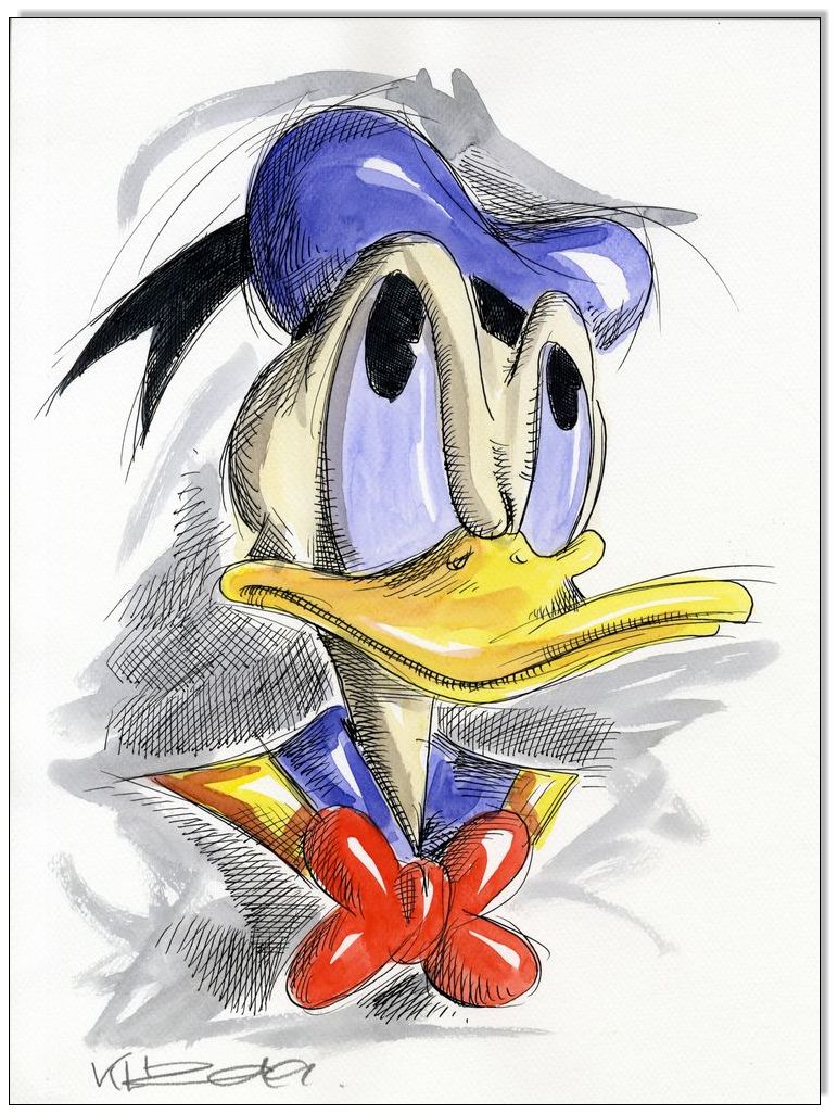 Donald Duck FACES II - 24 x 32 cm