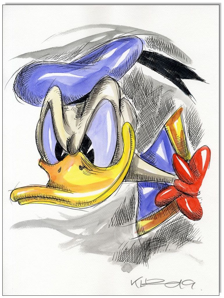 Donald Duck FACES III - 24 x 32 cm