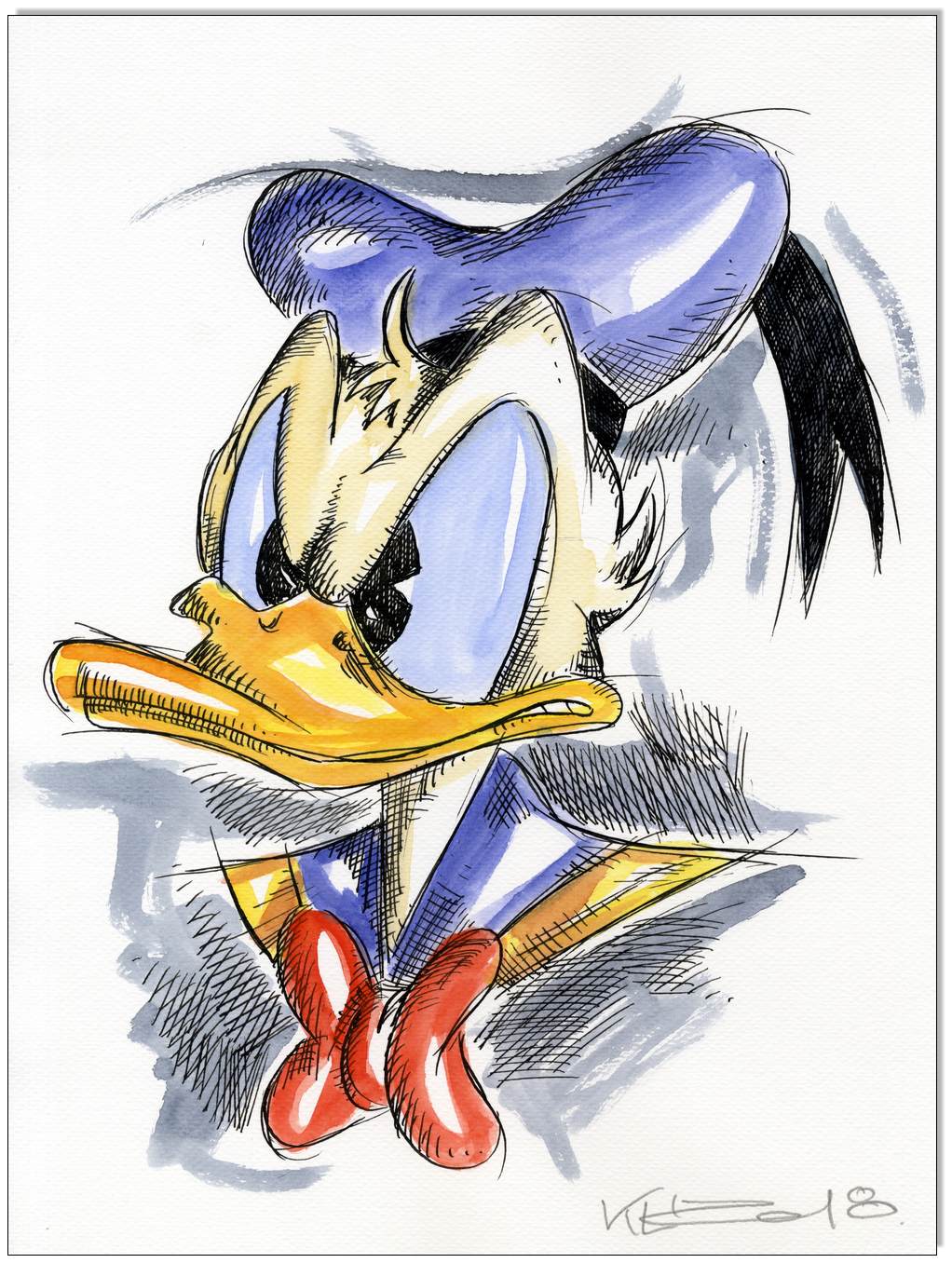 Donald Duck FACES IV - 24 x 32 cm