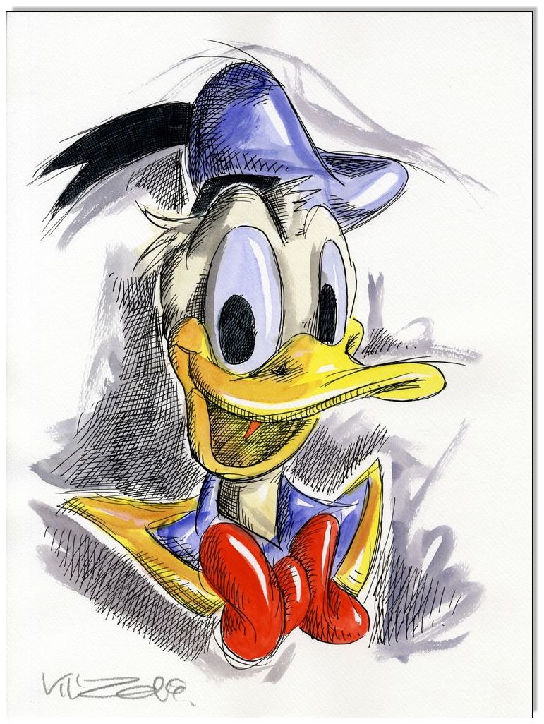 Donald Duck FACES VII - 24 x 32 cm