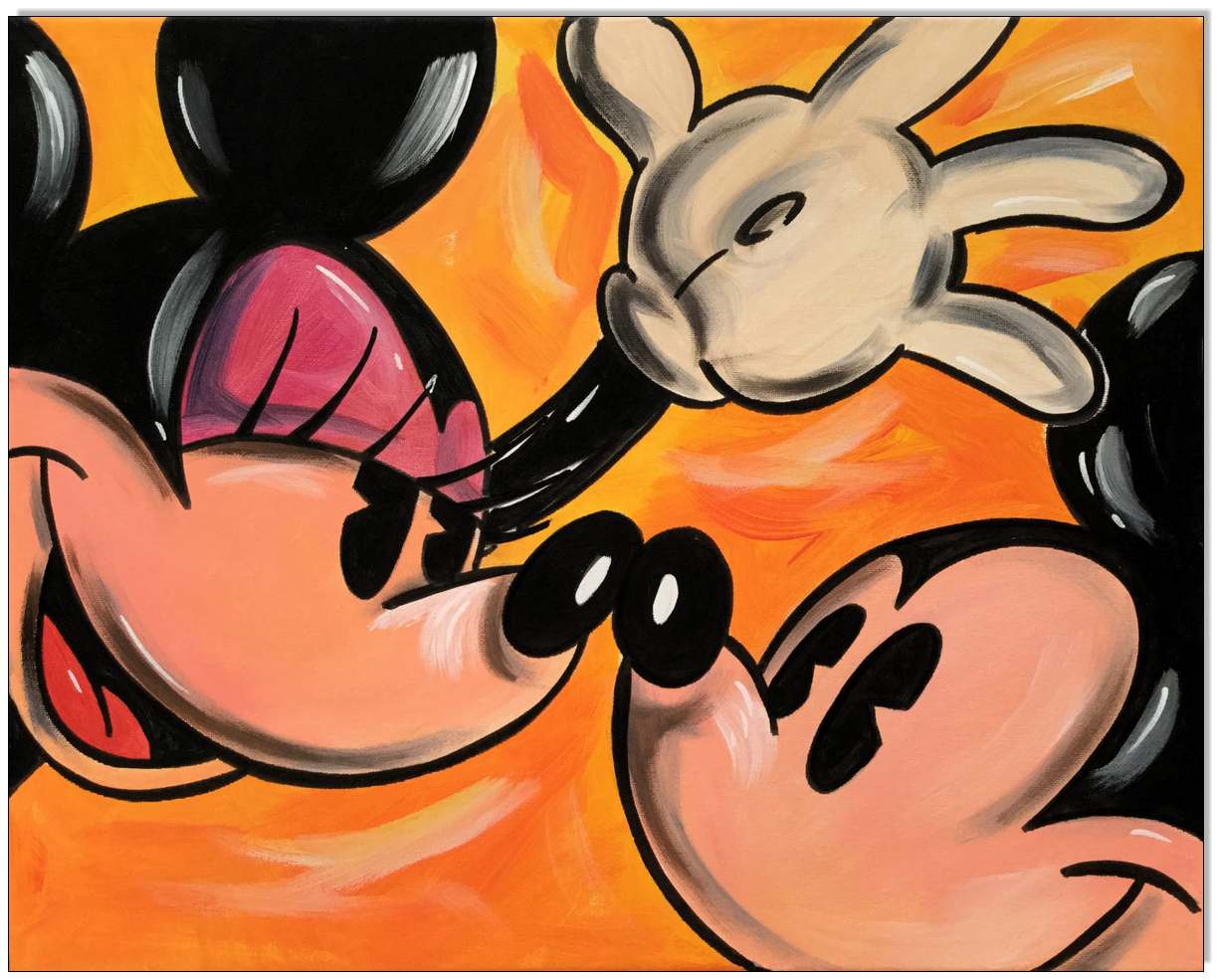 Mickey &amp; Minnie - 40 x 50 cm