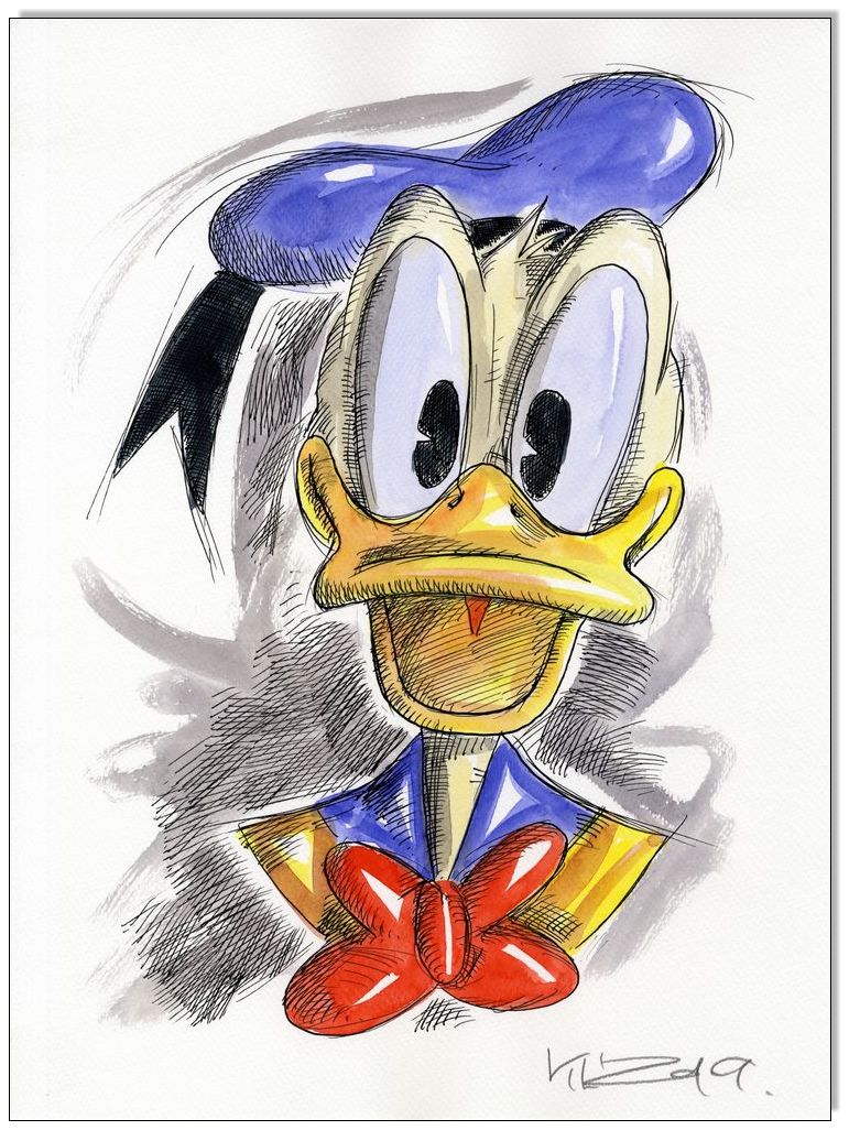 Donald Duck FACES X - 24 x 32 cm