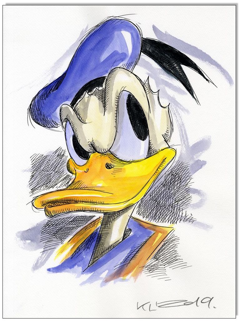 Donald Duck FACES XII - 24 x 32 cm