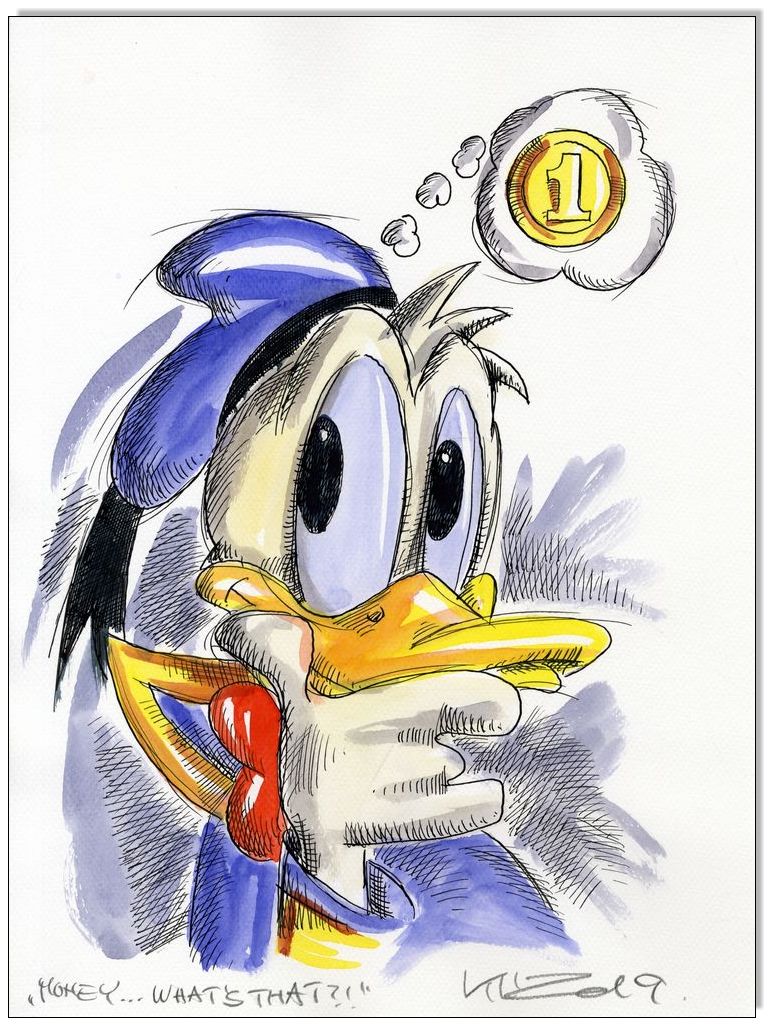 Donald Duck: Money whats that - 24 x 32 cm