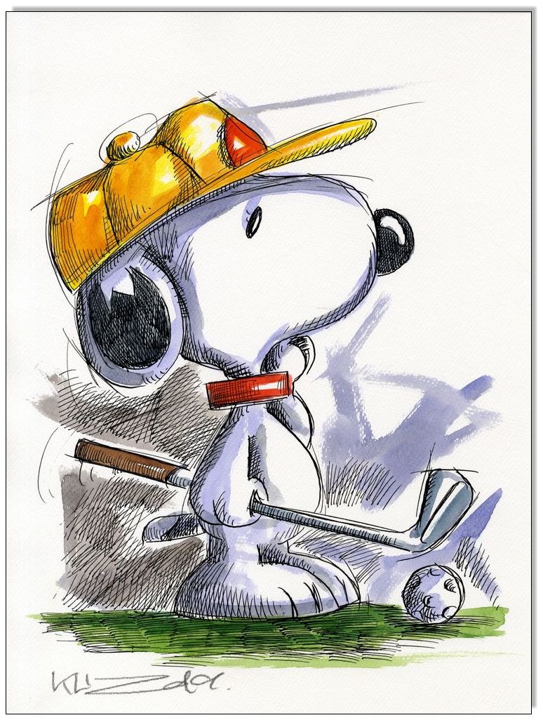 PEANUTS Snoopy Golf - 24 x 32 cm