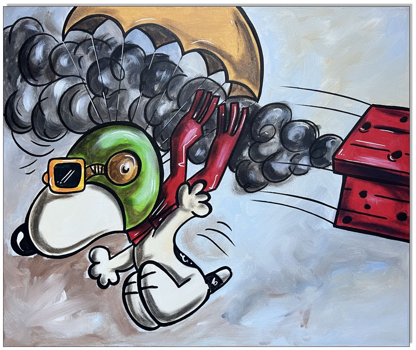PEANUTS Snoopy vs. Red Baron III - 40 x 50 cm