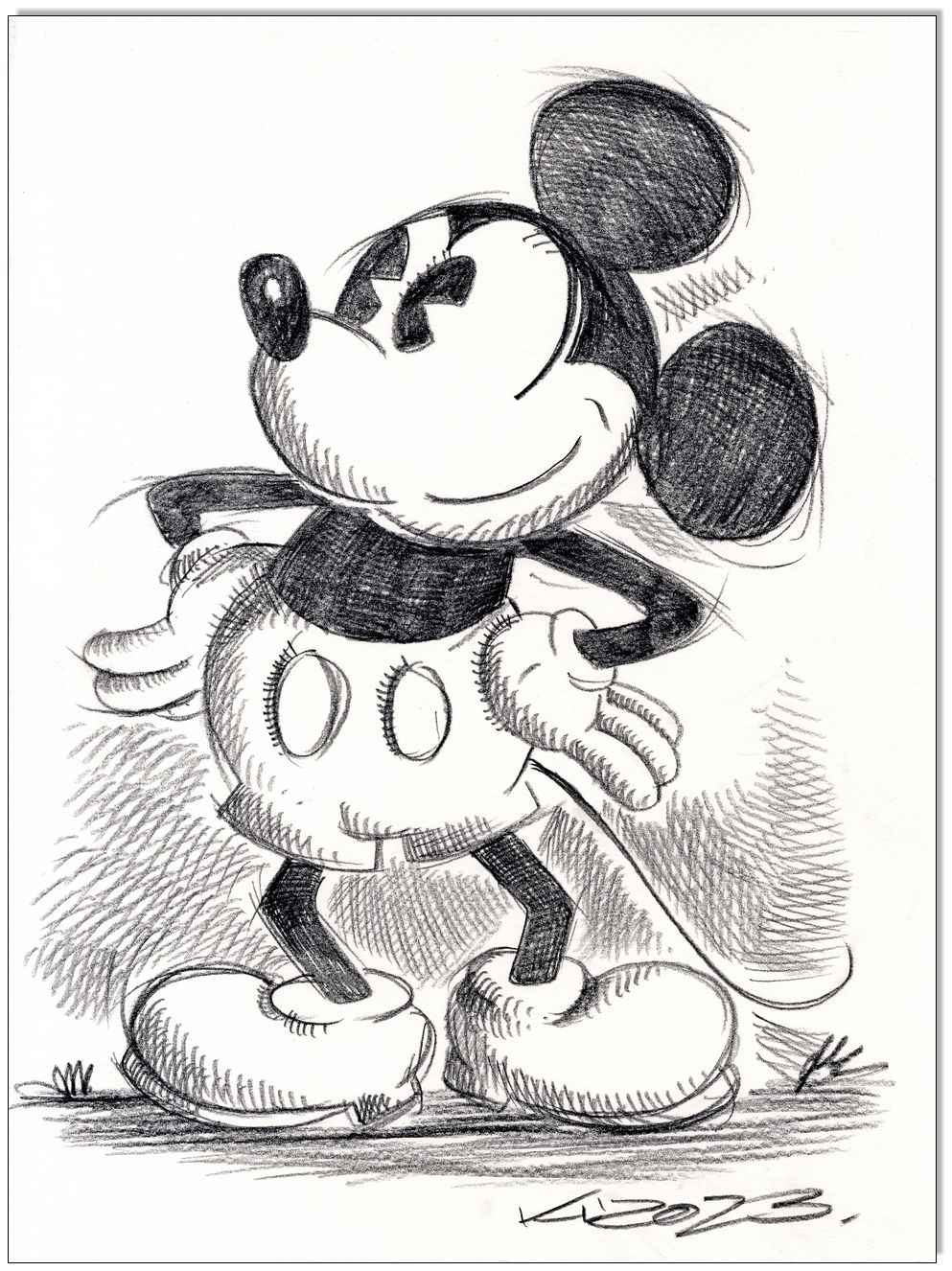 RETRO Mickey - 24 x 32 cm