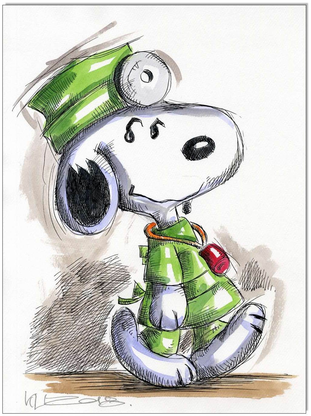 PEANUTS Snoopy Doctor Beagle II - 24 x 32 cm