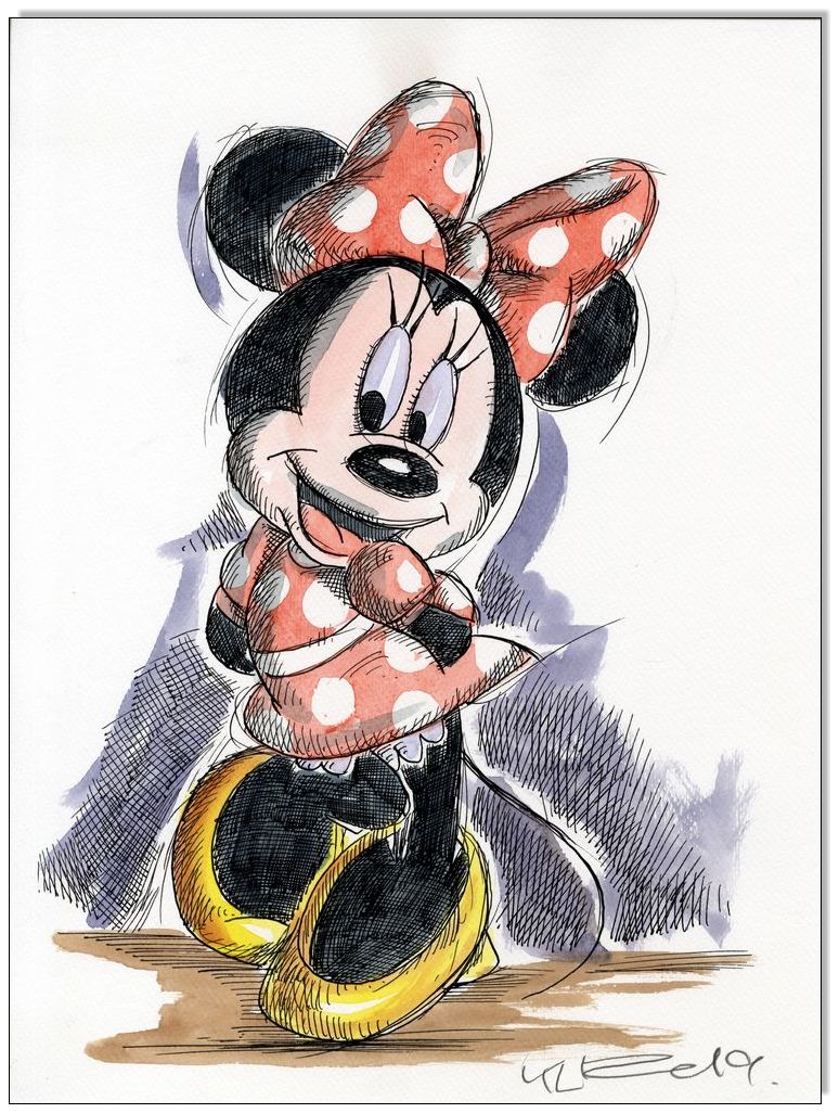 Minnie Mouse V - 24 x 32 cm