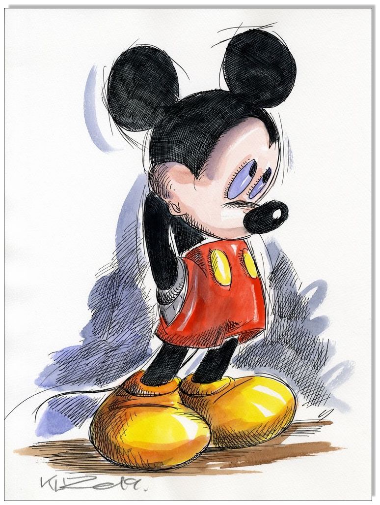 Mickey Mouse III - 24 x 32 cm