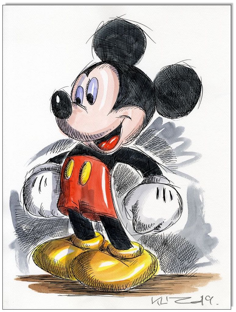 Mickey Mouse IV - 24 x 32 cm